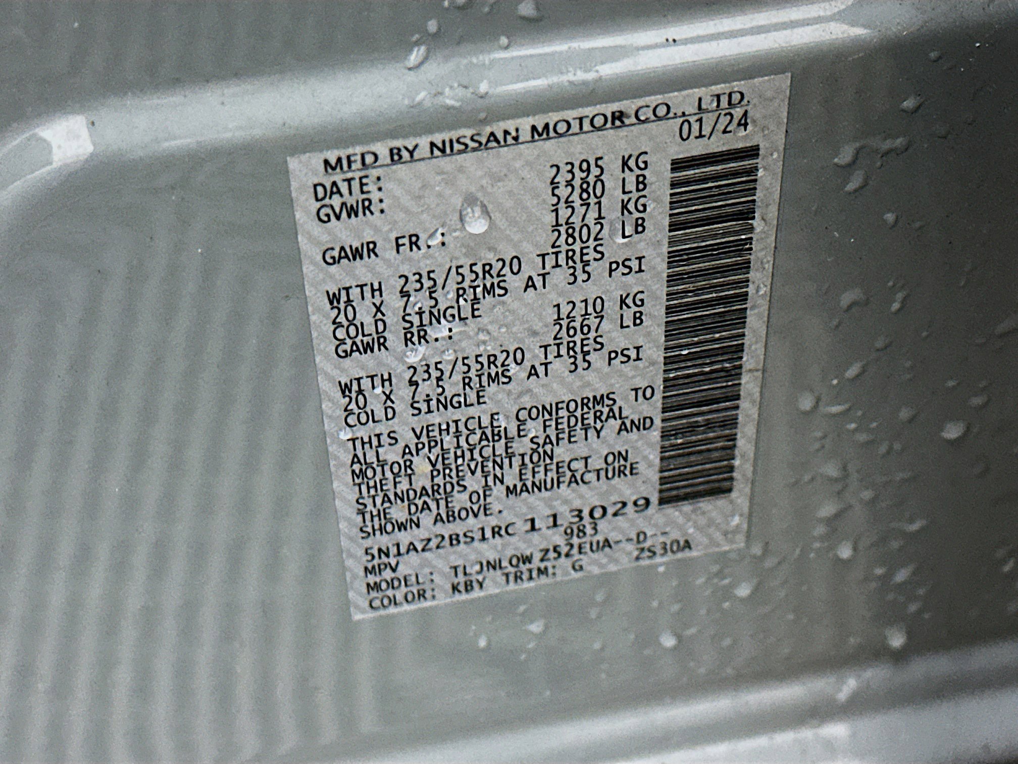 Used 2024 Nissan Murano SV w/ SV Midnight Edition Package image 12