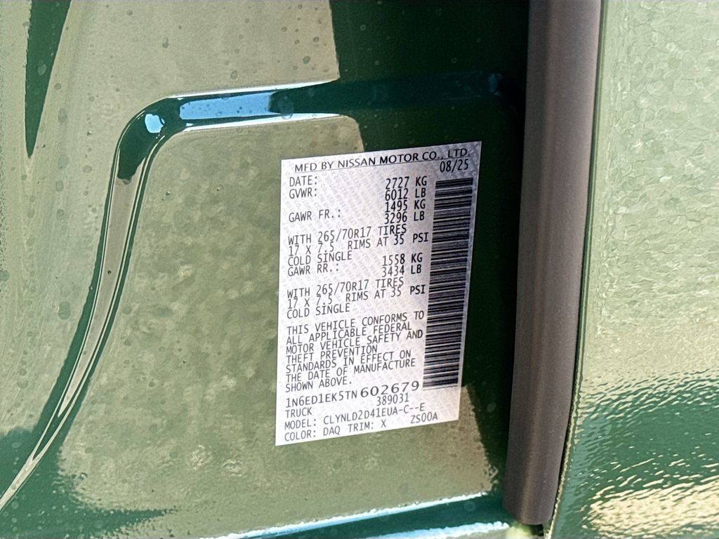 New 2026 Nissan Frontier PRO-4X image 30