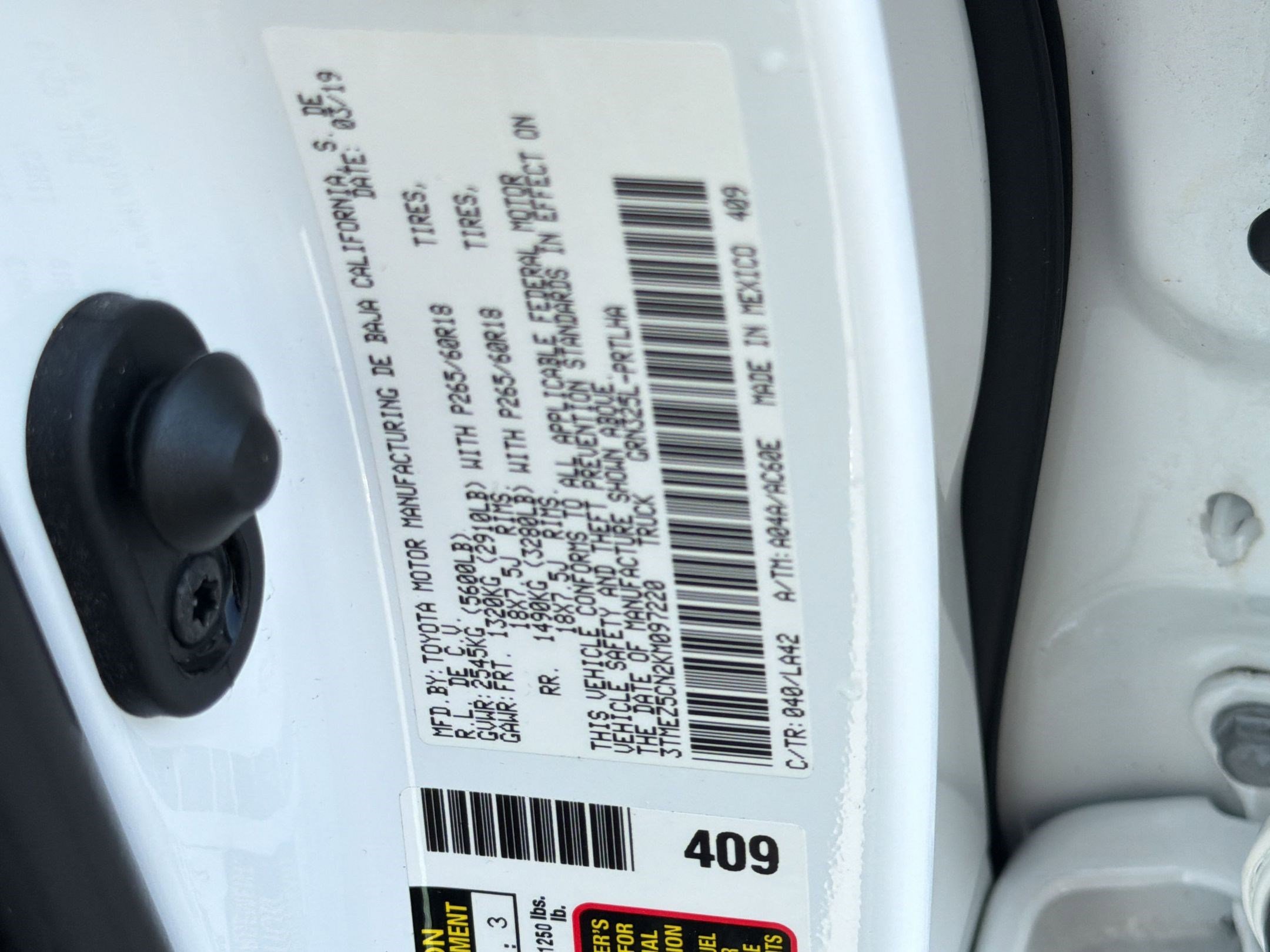 Used 2019 Toyota Tacoma Limited image 22