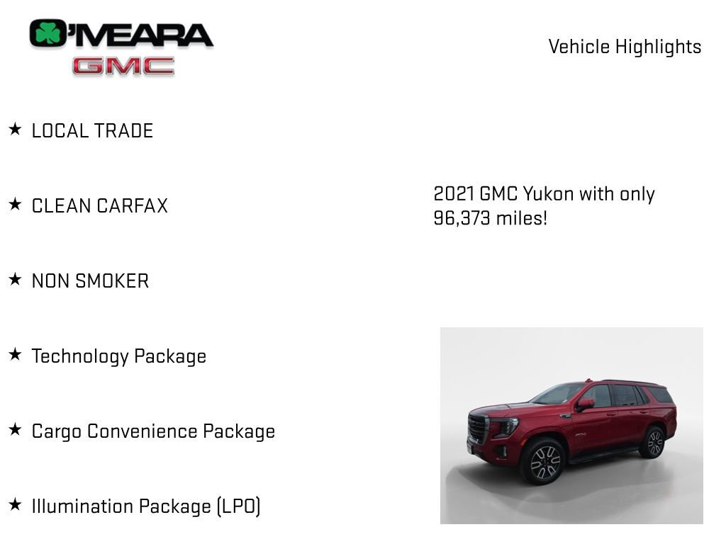 Used 2021 GMC Yukon AT4 w/ Rear Media and Nav Package AWD/4WD image 8