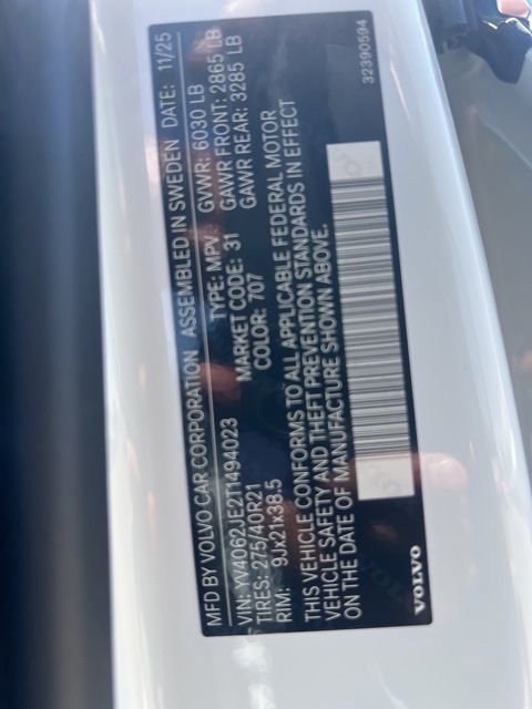 New 2026 Volvo XC90 B6 Plus w/ Protection Package image 9