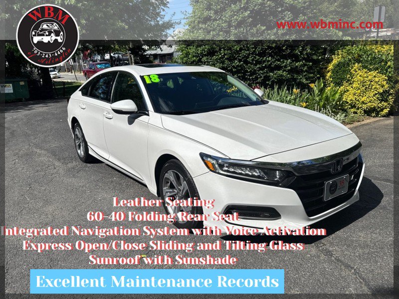 Used 2018 Honda Accord EX-L image 1