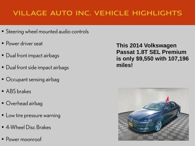 Used 2014 Volkswagen Passat 1.8T SEL Premium image 21