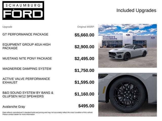 New 2026 Ford Mustang GT Premium w/ GT Performance Package RWD image 4
