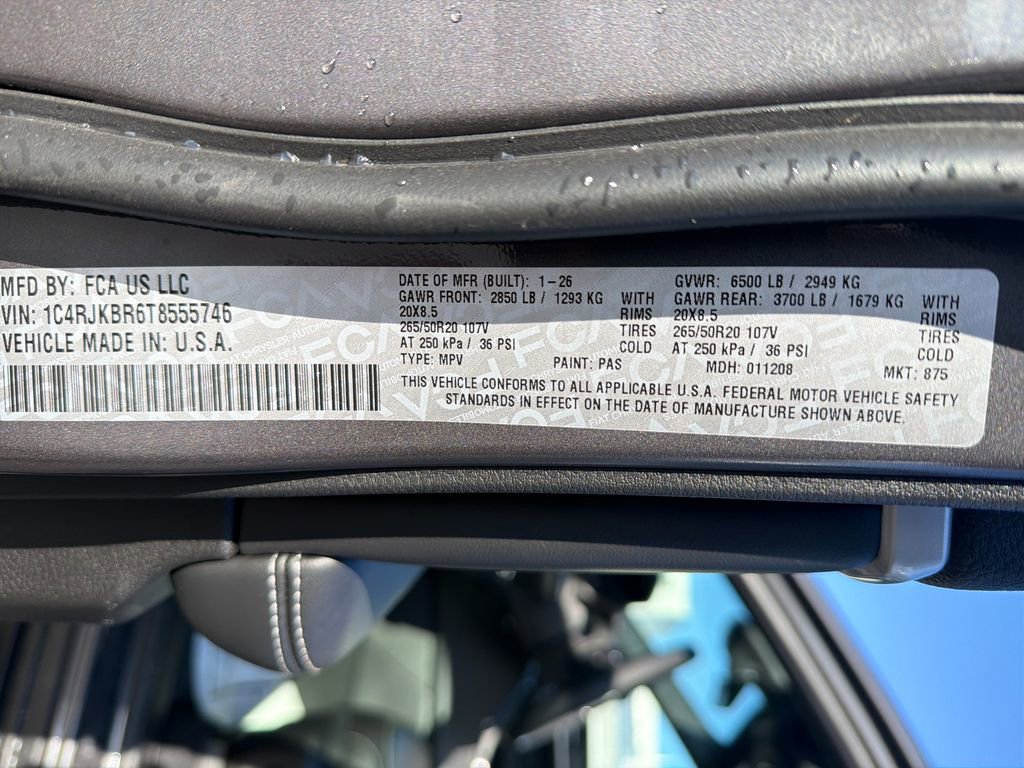 New 2026 Jeep Grand Cherokee L Limited w/ Limited Altitude Package image 30
