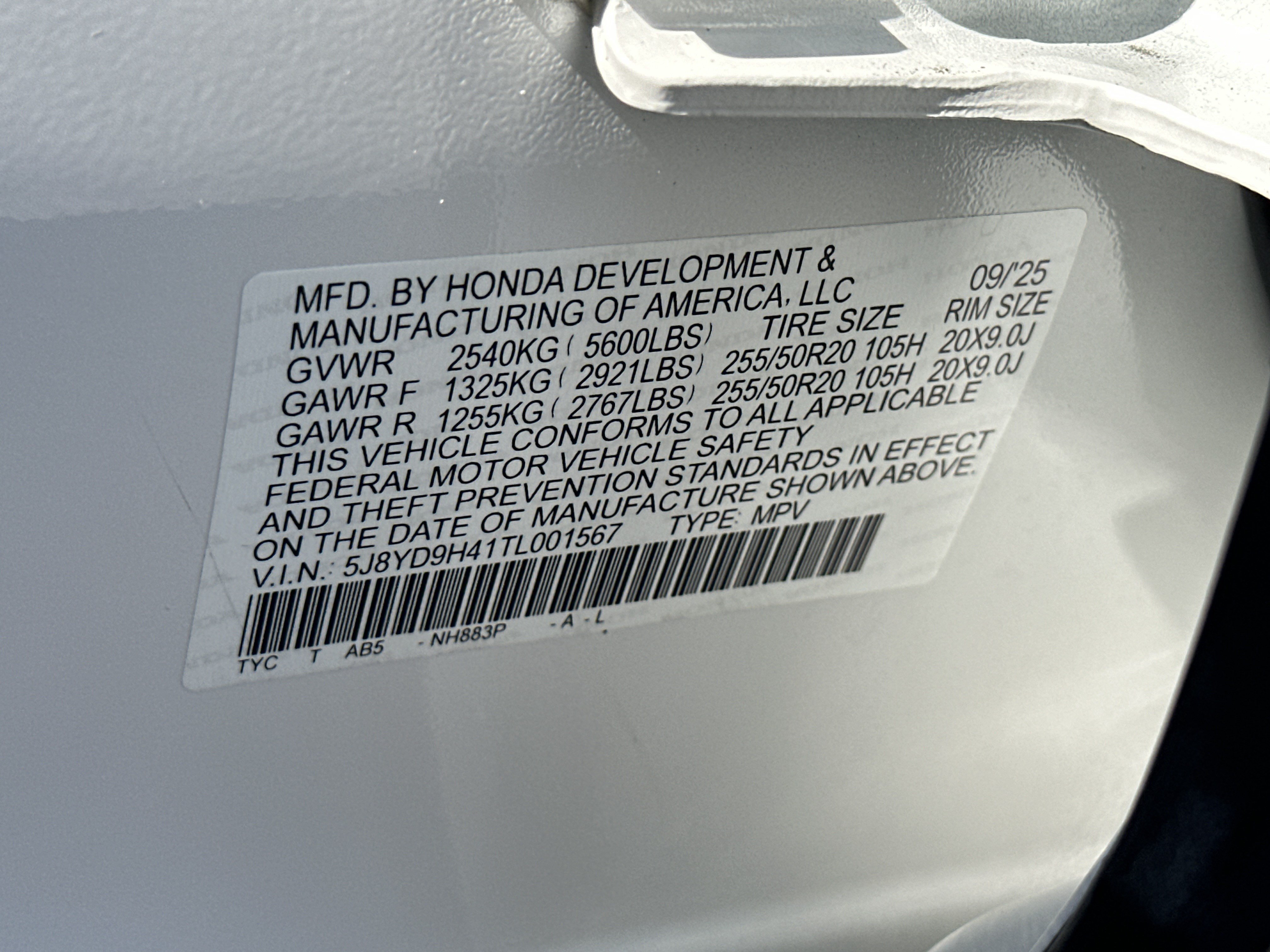 Certified 2026 Acura MDX w/ Technology Package FWD image 39