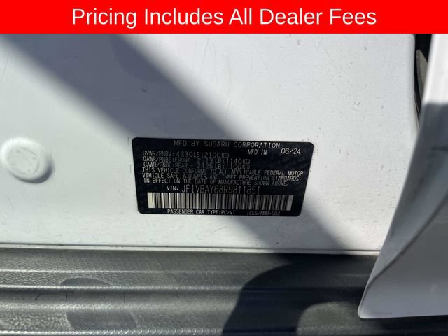 Used 2024 Subaru WRX TR w/ Popular Package #2A AWD/4WD image 35