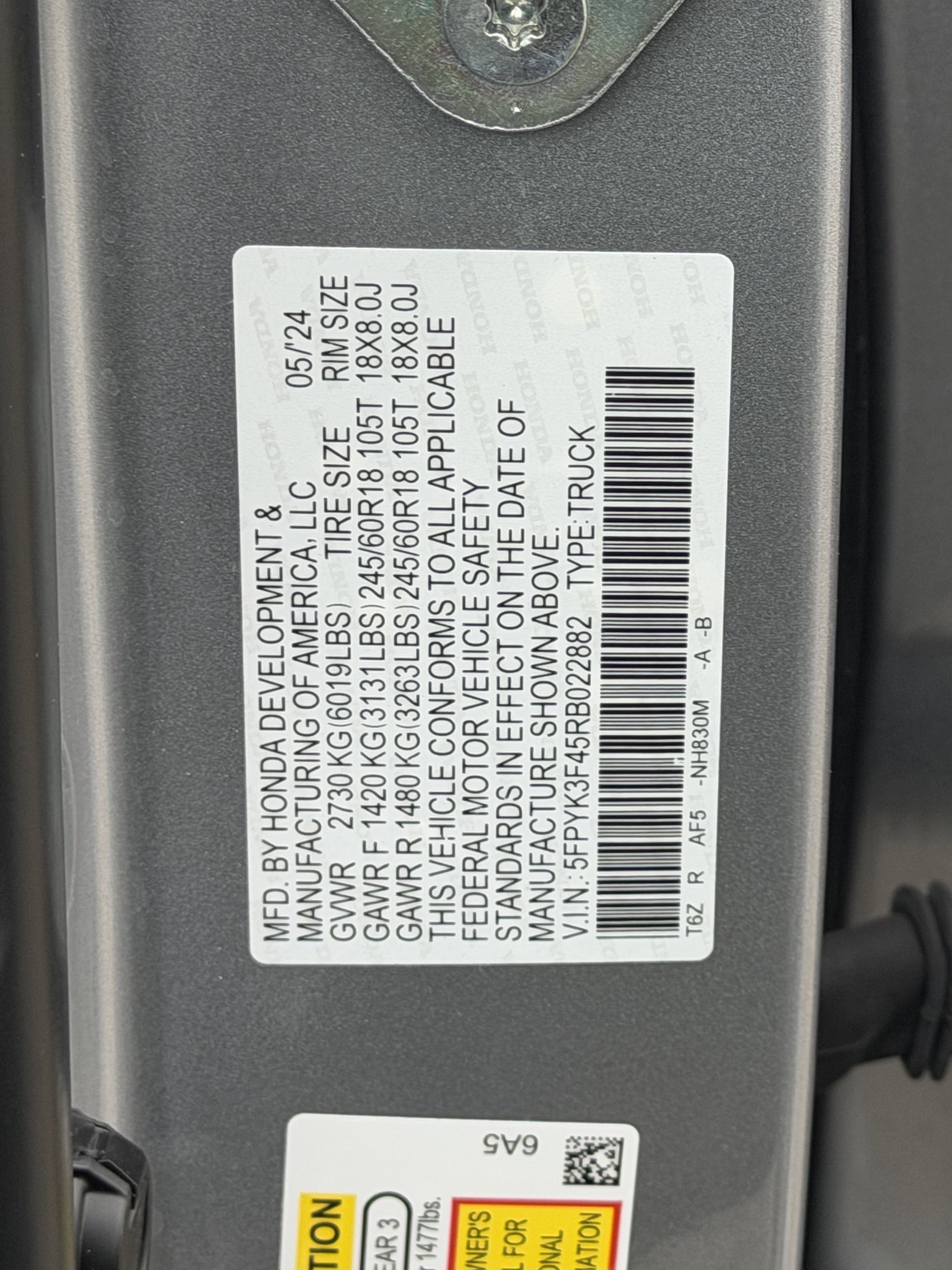 Used 2024 Honda Ridgeline RTL+ image 26