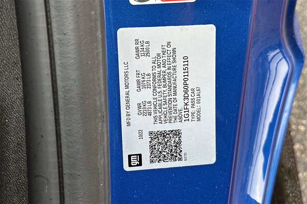 Certified 2023 Chevrolet Camaro ZL1 image 35