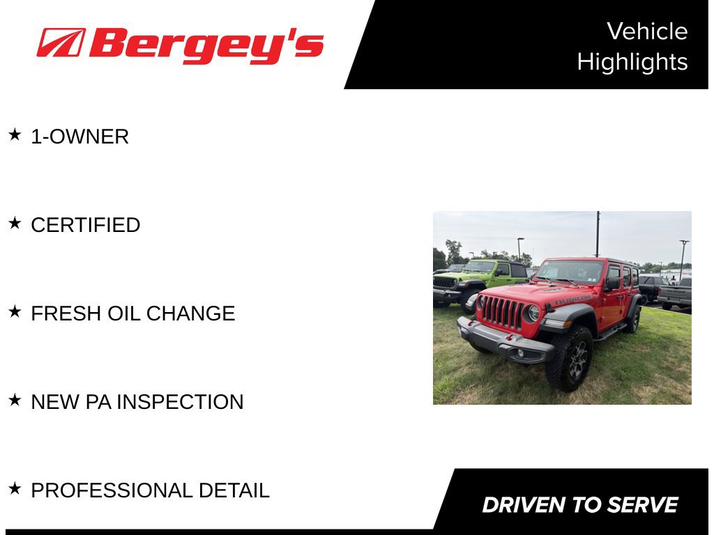 Certified 2021 Jeep Wrangler Unlimited Rubicon AWD/4WD image 5