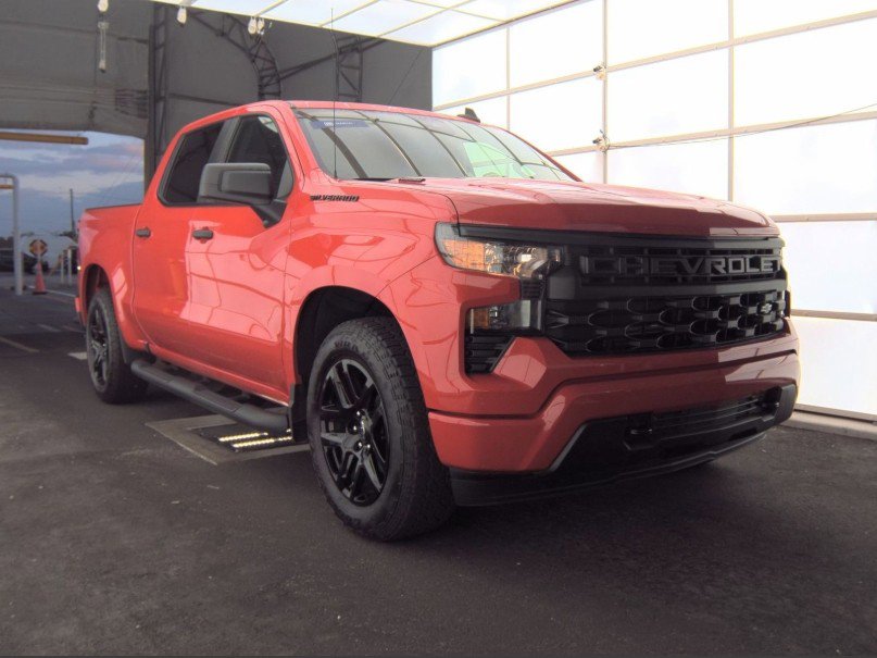 Certified 2025 Chevrolet Silverado 1500 Custom w/ Turbomax Blackout Package RWD image 5