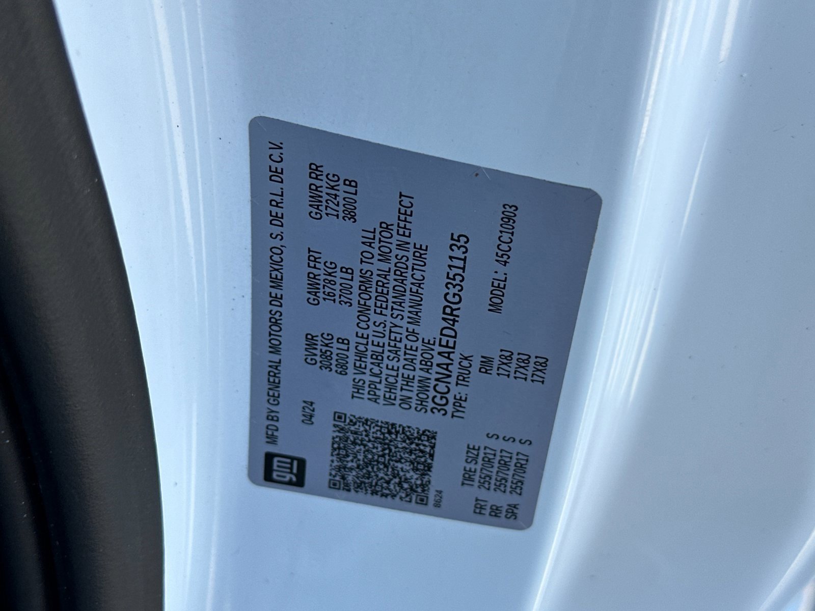 Used 2024 Chevrolet Silverado 1500 W/T w/ WT Fleet Convenience Package image 28