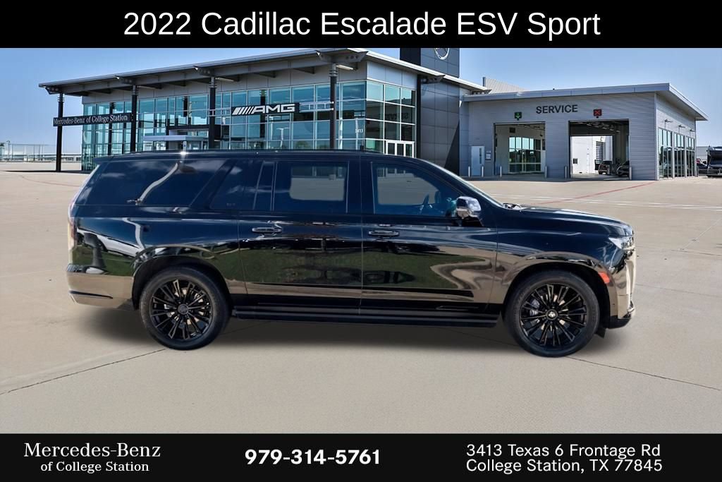 Used 2022 Cadillac Escalade ESV Sport w/ Touring Package RWD image 2