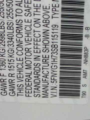 Certified 2025 Honda Pilot Touring image 22