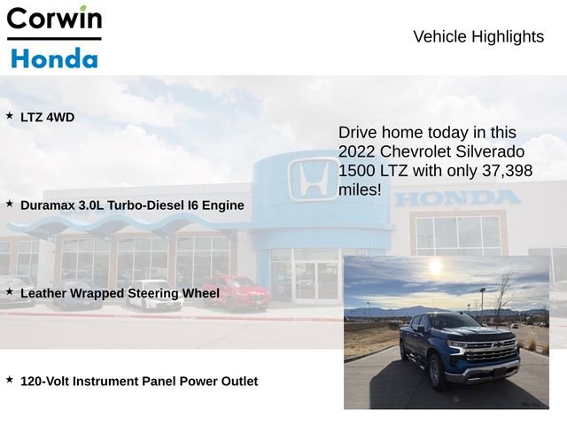 Used 2022 Chevrolet Silverado 1500 LTZ w/ LTZ Convenience Package II AWD/4WD image 7