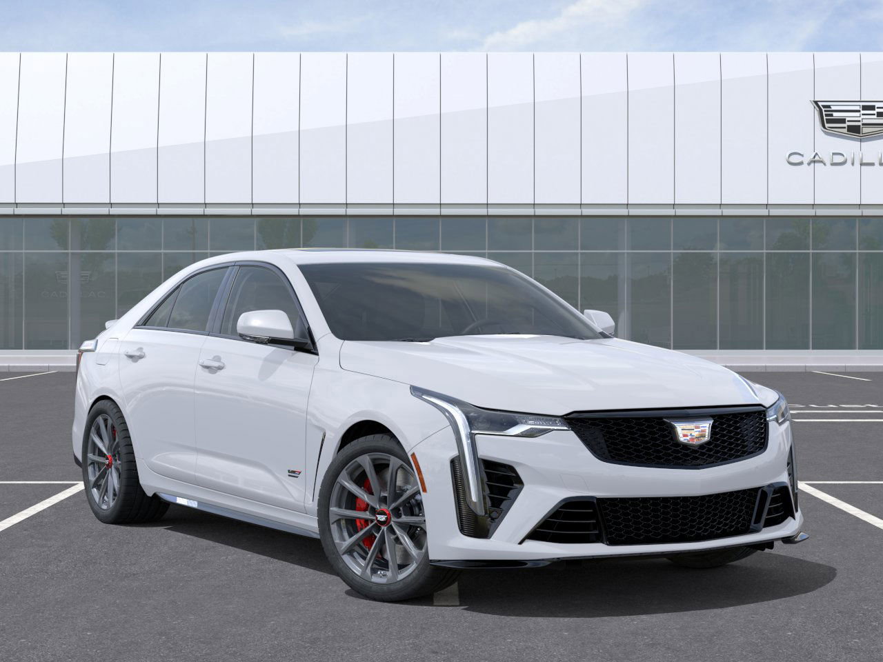 New 2026 Cadillac CT4 V Blackwing w/ LPO, Red Accent Package RWD image 39
