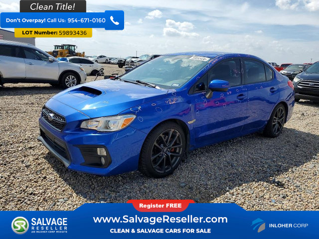 Used 2019 Subaru WRX Premium w/ Performance Package AWD/4WD image 1