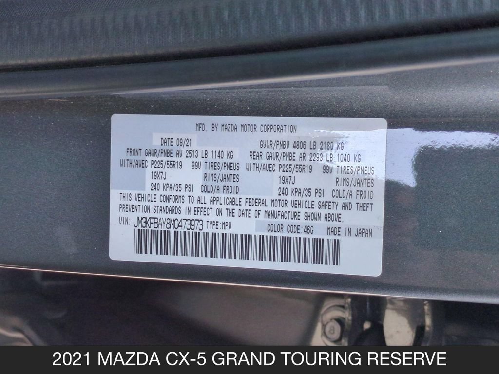 Used 2021 MAZDA CX-5 Grand Touring Reserve AWD/4WD image 26