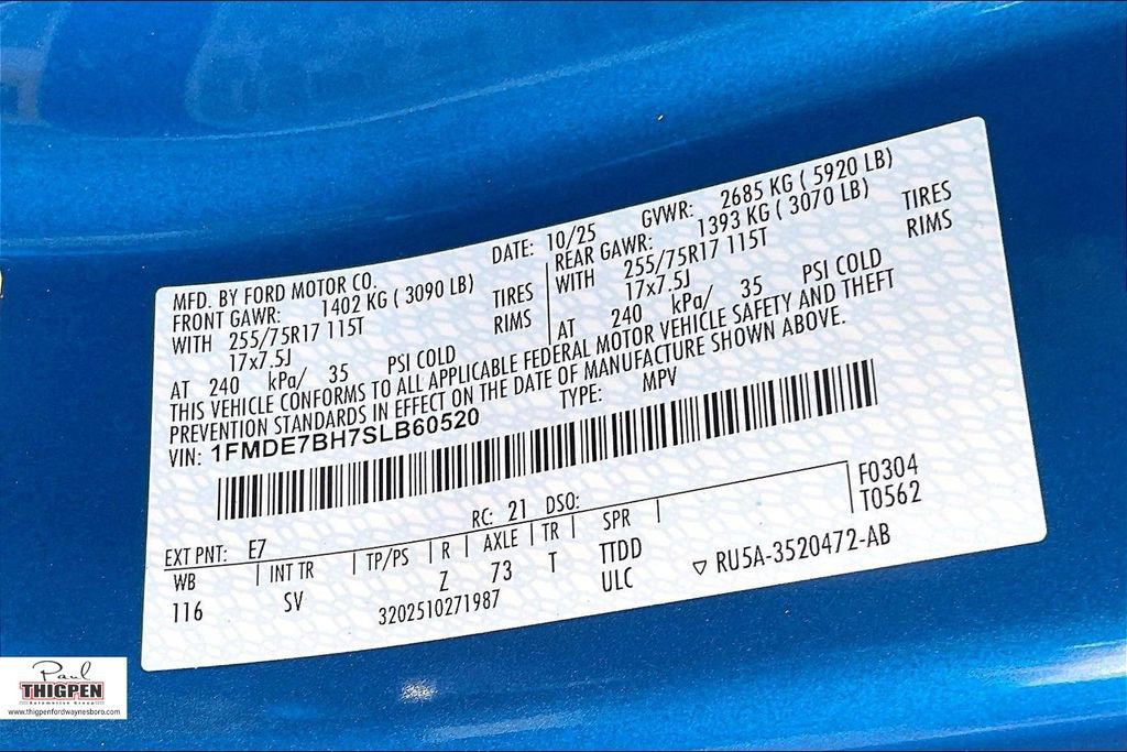 New 2025 Ford Bronco Big Bend image 13