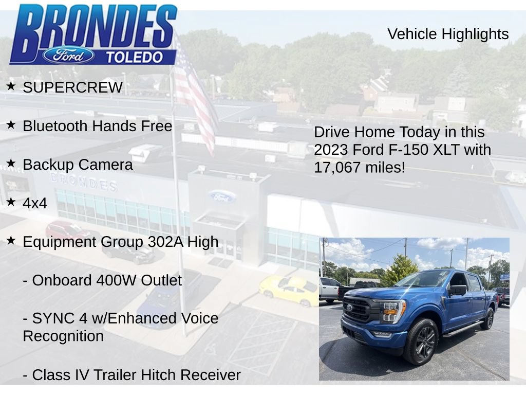 Used 2023 Ford F150 XLT w/ Equipment Group 302A High AWD/4WD image 5