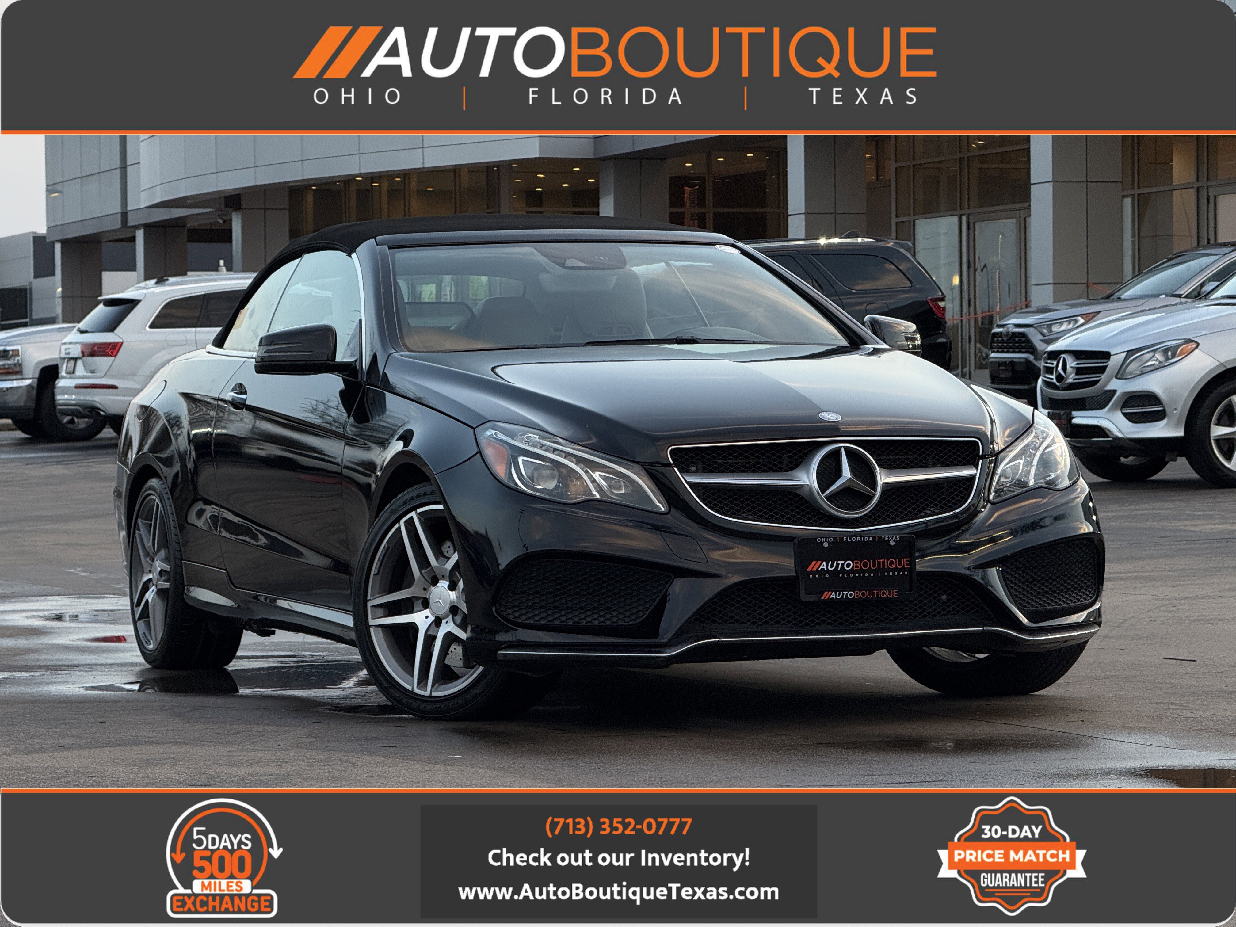 Used 2016 Mercedes-Benz E 550 Cabriolet w/ Premium 2 Package image 1