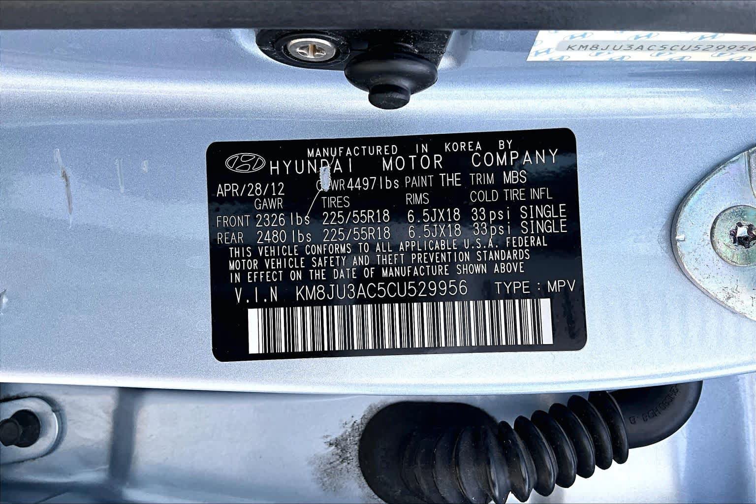 Used 2012 Hyundai Tucson Limited FWD image 35
