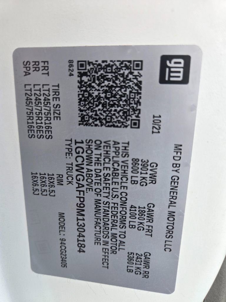 Used 2021 Chevrolet Express 2500 RWD image 13