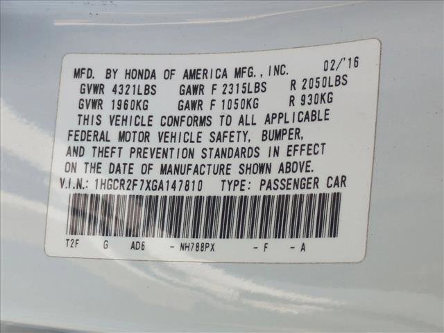 Used 2016 Honda Accord EX image 25