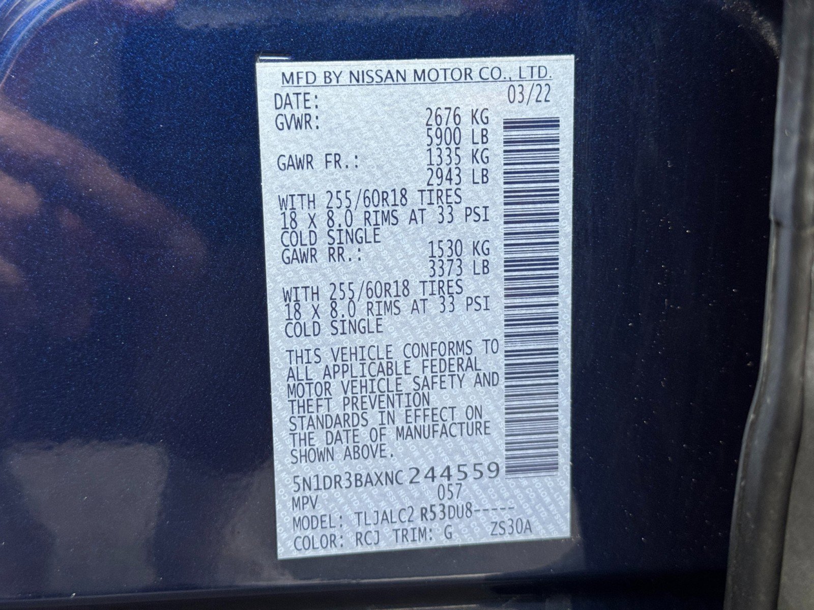 Used 2022 Nissan Pathfinder SV image 41