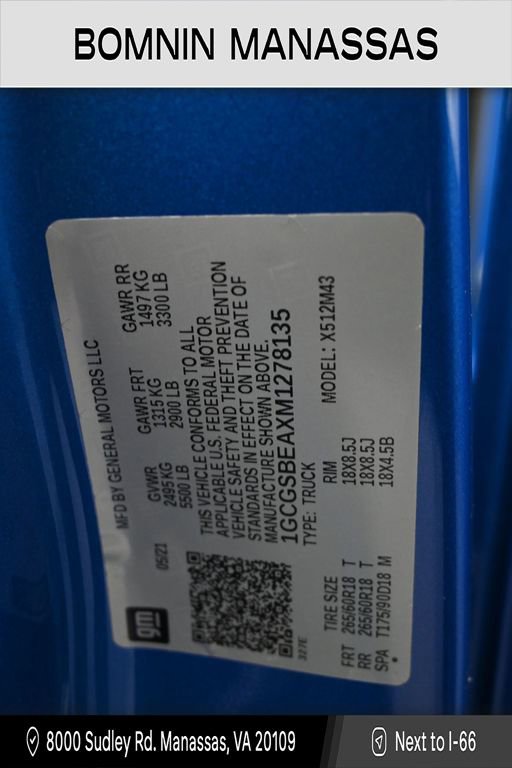 Used 2021 Chevrolet Colorado W/T w/ Custom Special Edition image 16