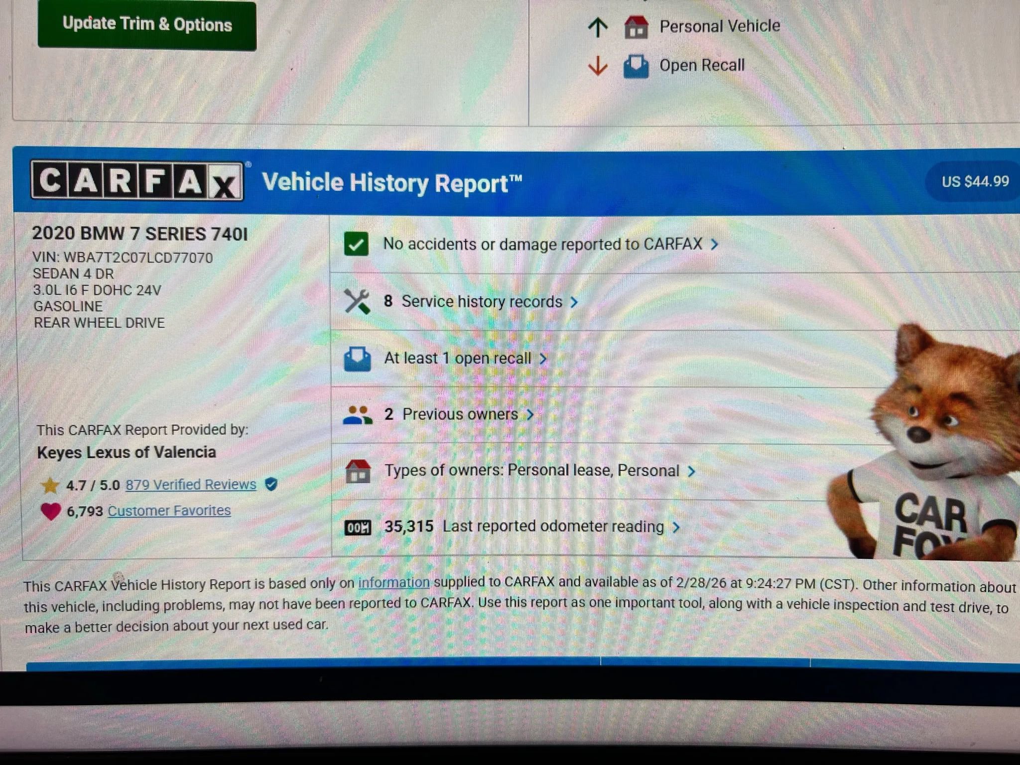 Used 2020 BMW 740i image 16