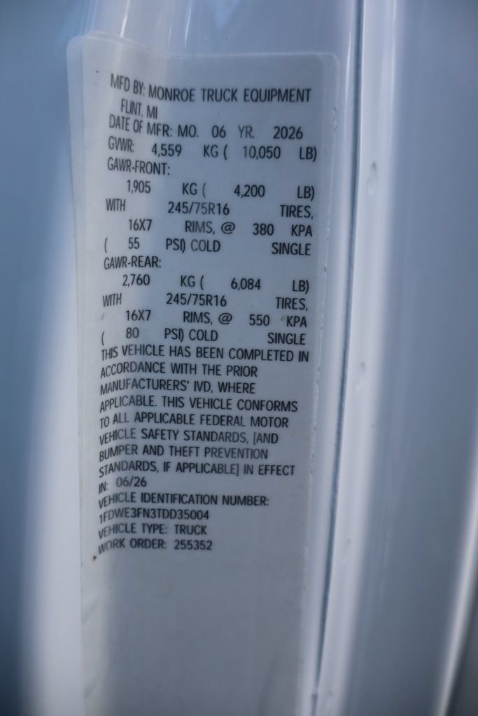 New 2026 Ford E-350 and Econoline 350 Super Duty w/ Power Equipment Group RWD image 37