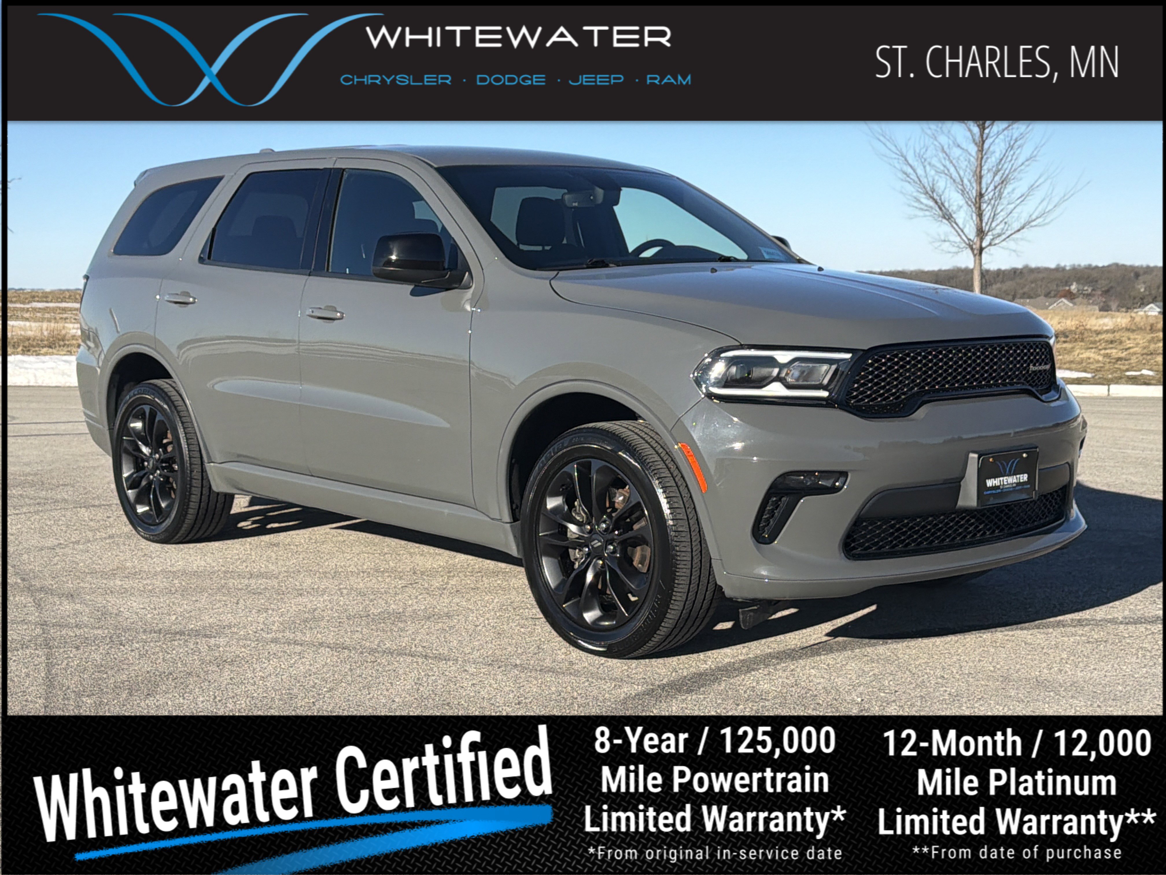 Used 2022 Dodge Durango SXT w/ Blacktop Package