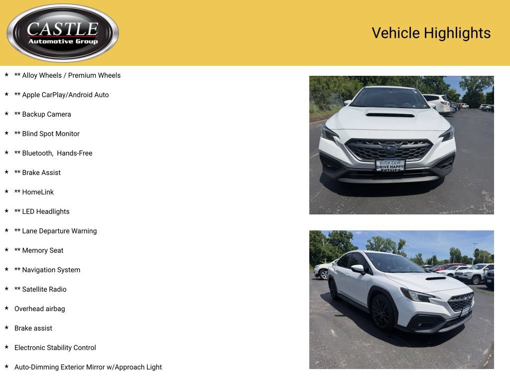 Certified 2023 Subaru WRX Premium AWD/4WD image 4