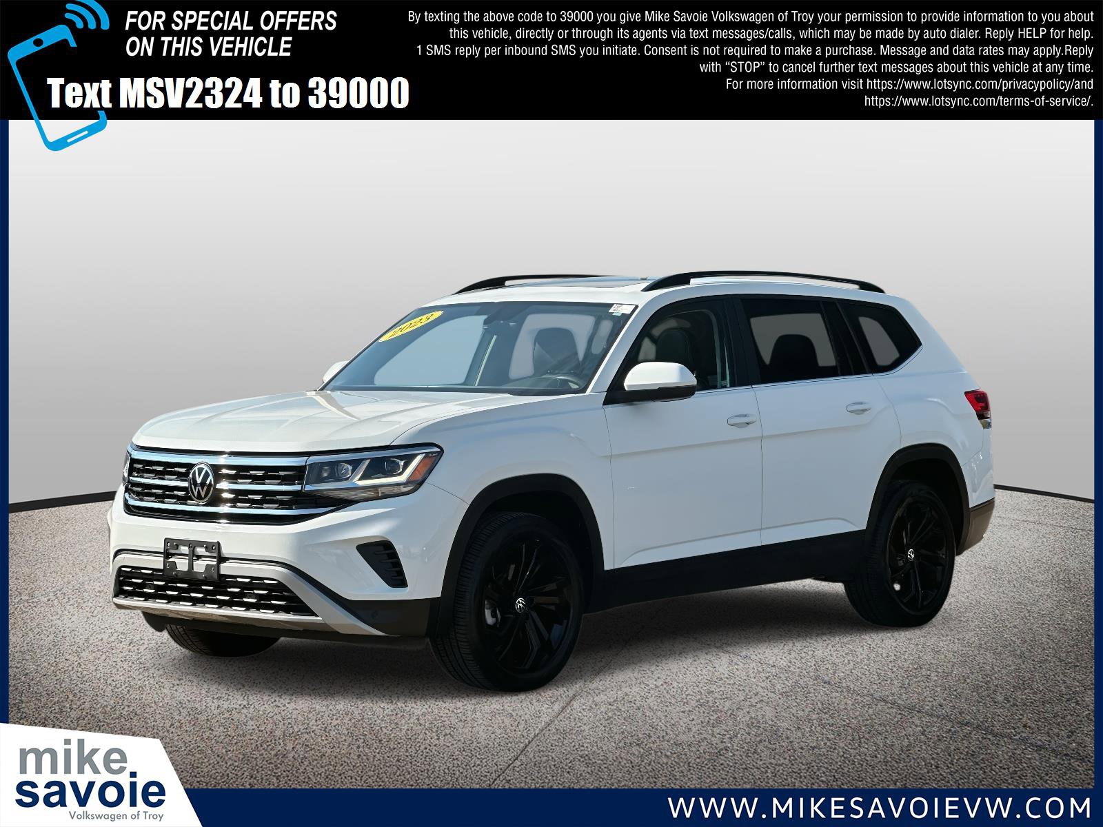 Used 2023 Volkswagen Atlas SE w/ Panoramic Sunroof Package