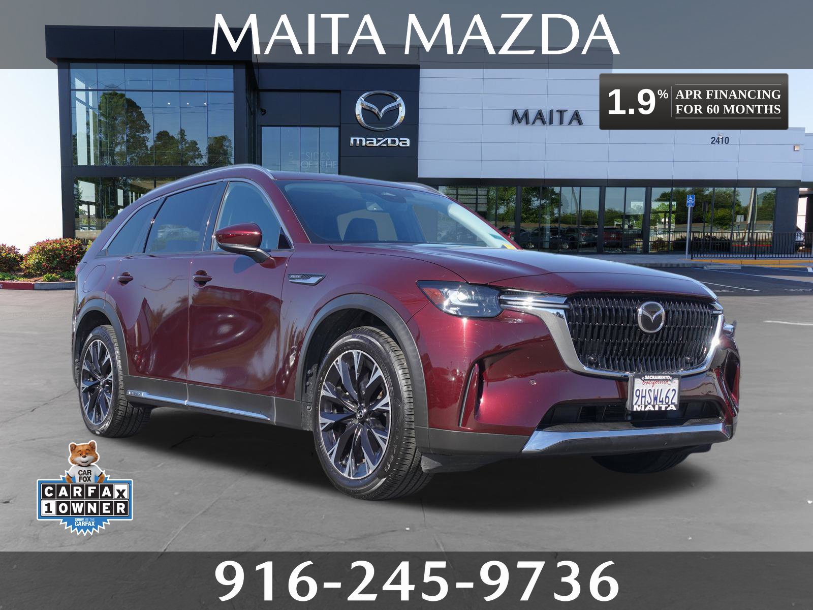 Used 2024 MAZDA CX-90 Plug-In Hybrid w/ Premium Pkg AWD/4WD 360° Tour