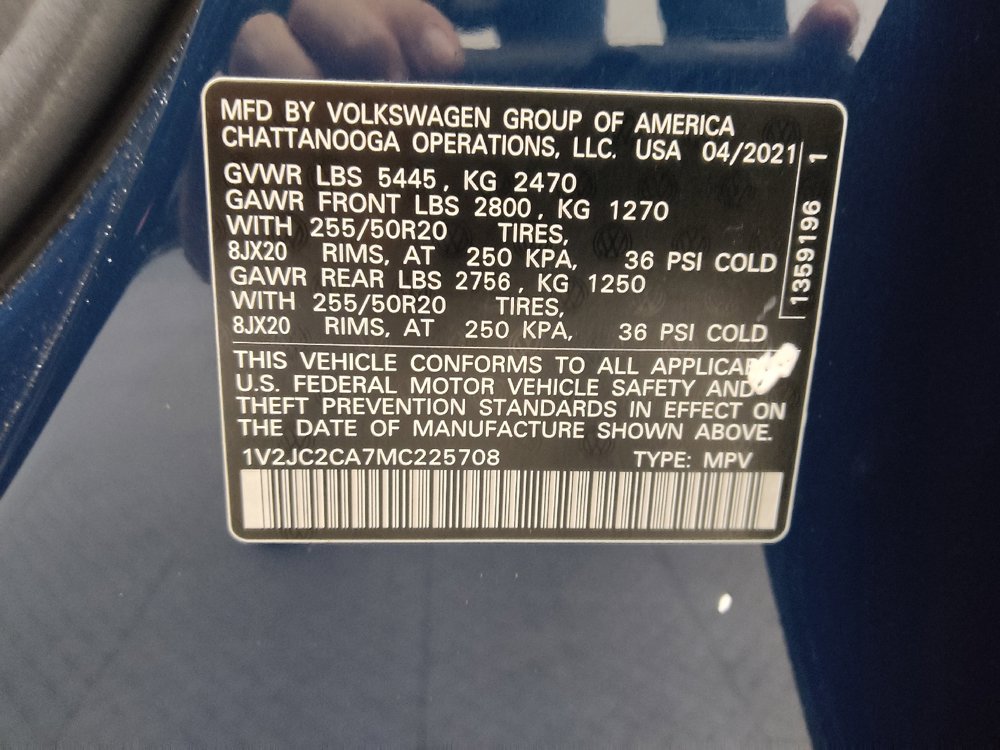 Used 2021 Volkswagen Atlas Cross Sport SE FWD image 33