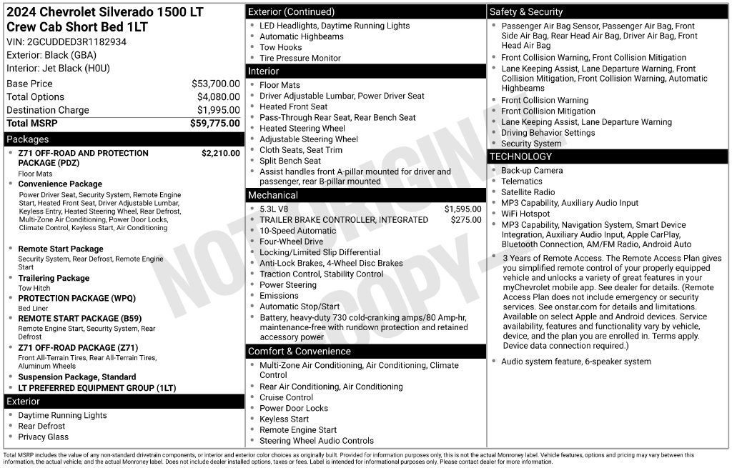 Used 2024 Chevrolet Silverado 1500 LT AWD/4WD image 23