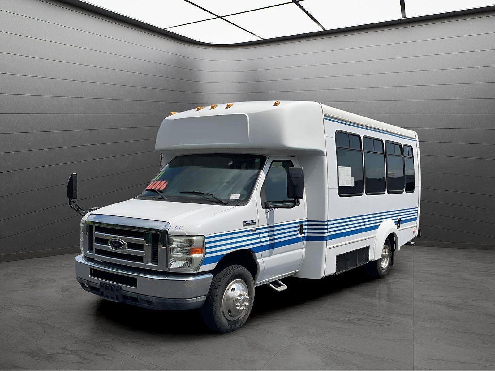 Used 2011 Ford E-350 and Econoline 350 Super Duty w/ Shuttle Bus Prep Pkg image 1