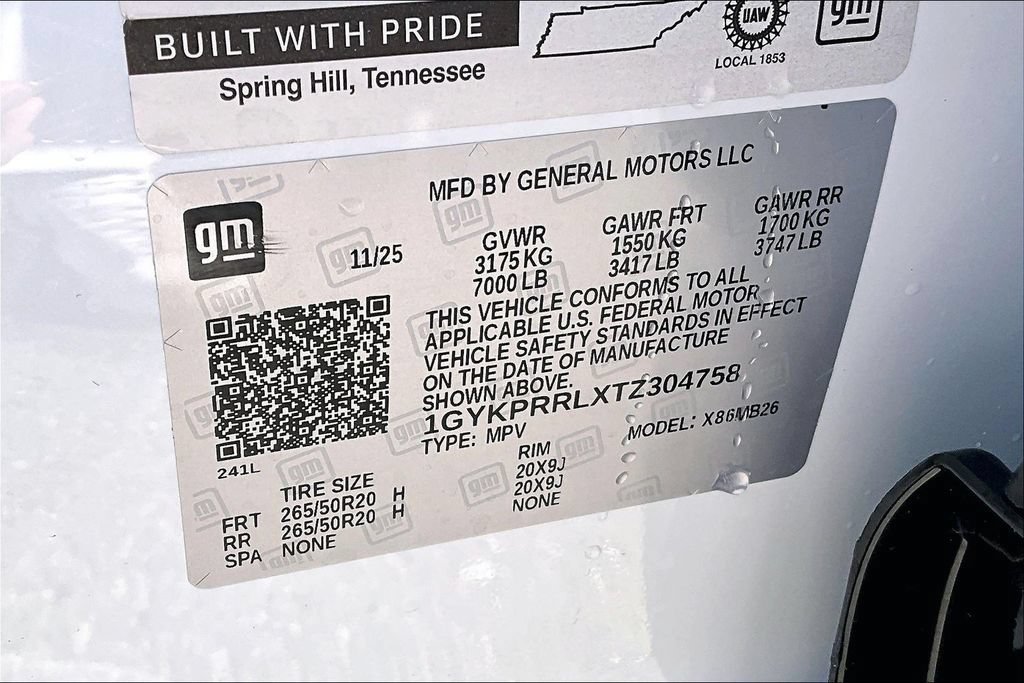 New 2026 Cadillac Lyriq Premium Luxury w/ LPO, Floor Liner Package AWD/4WD image 13