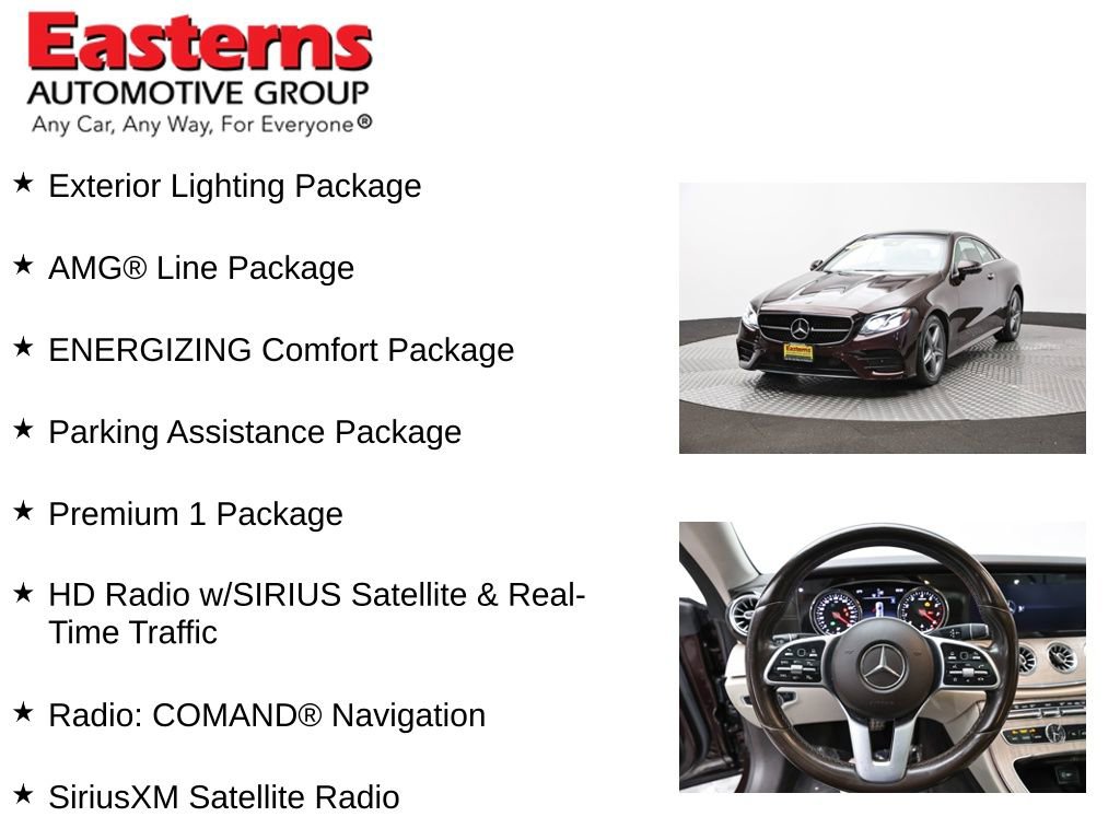 Used 2019 Mercedes-Benz E 450 4MATIC Coupe w/ AMG Line Package image 11