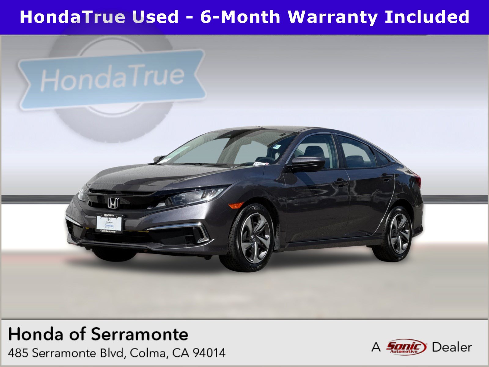 Certified 2019 Honda Civic LX