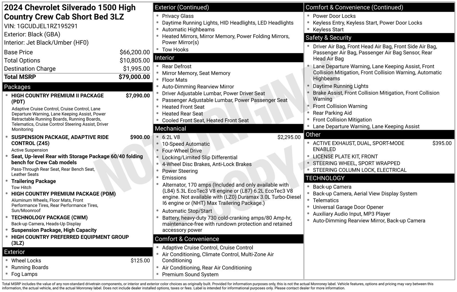 Certified 2024 Chevrolet Silverado 1500 High Country image 34