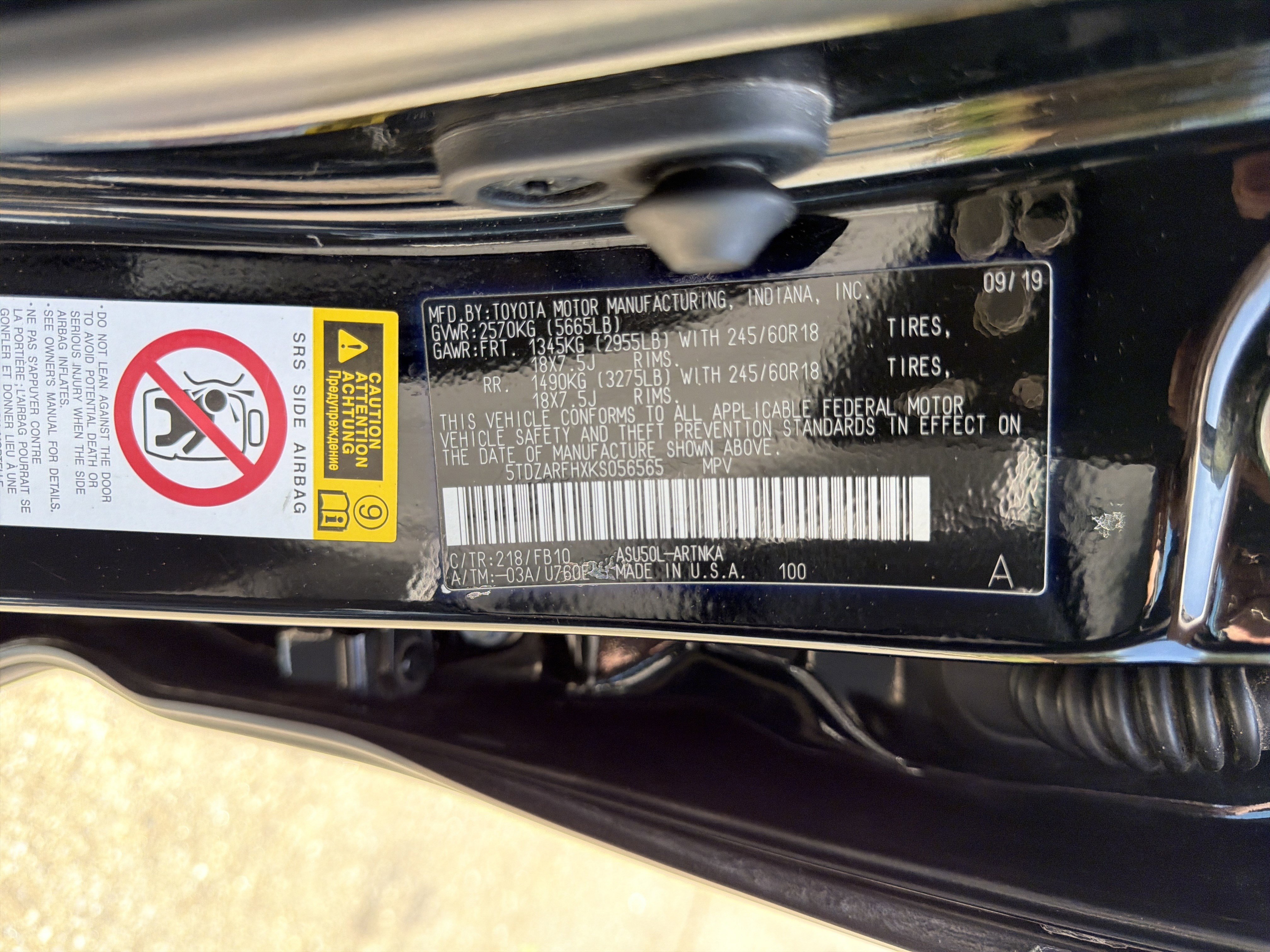Used 2019 Toyota Highlander LE FWD image 29