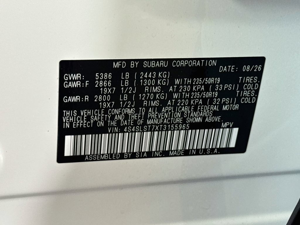 New 2026 Subaru Forester Touring AWD/4WD image 43