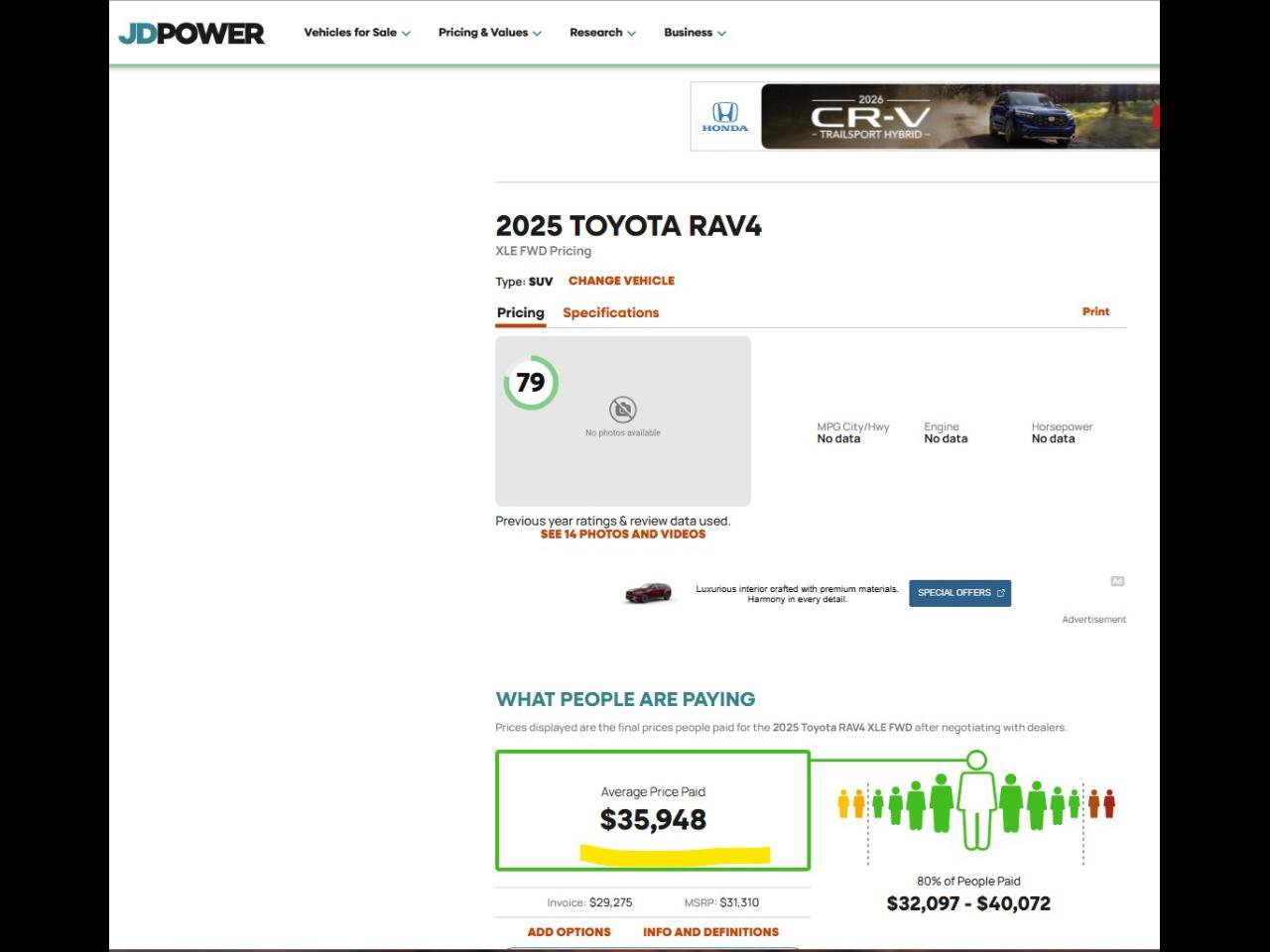 Used 2025 Toyota RAV4 XLE FWD image 15