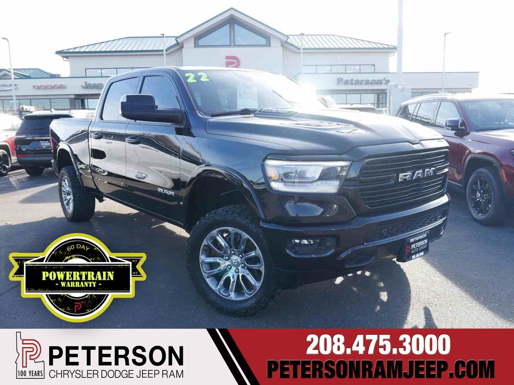 Used 2022 RAM 1500 Laramie w/ Sport Appearance Package
