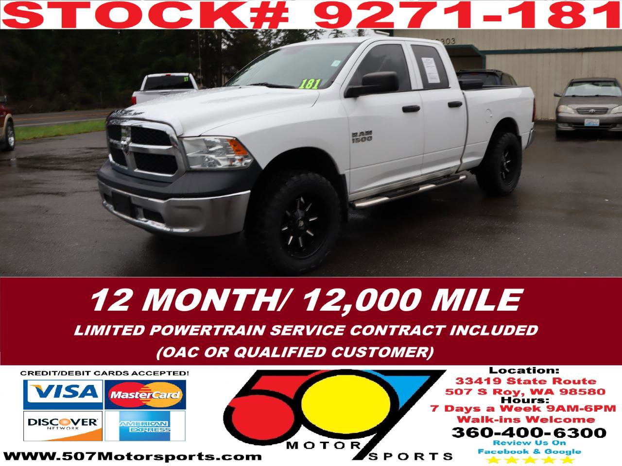 Used 2013 RAM 1500 ST w/ SXT Appearance Group AWD/4WD image 2