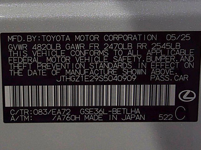 Used 2025 Lexus IS 350 F Sport image 43