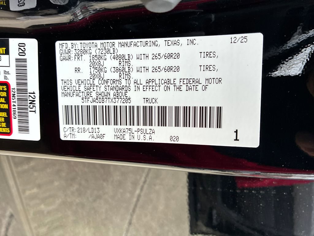 New 2026 Toyota Tundra Limited image 34